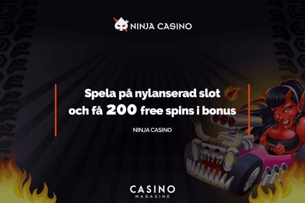 NinjaCasino bjuder in till dagliga casino bonusar