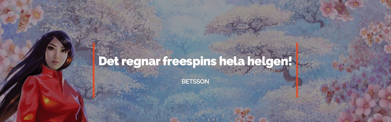 Free spins hos Betsson