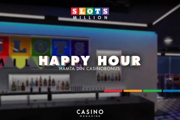 Slotsmillion Happy Hour fredagskampanj free spins