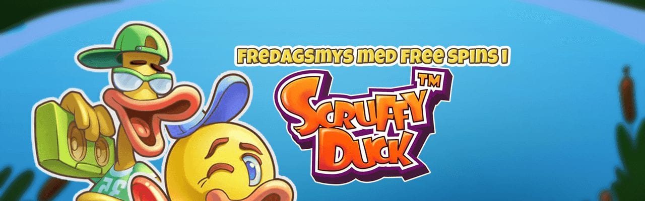 SverigeCasino bjuder in spelare till fredagsmys med free spins i Scruffy Ducks