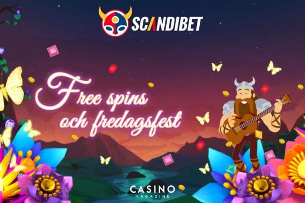 Scandibet fredags free spins