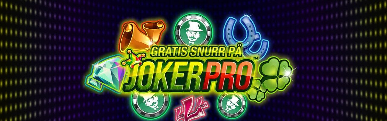 SirJackpot gratis free spins på Joker Pro spel
