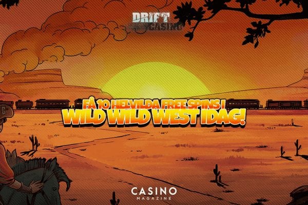 Vinn 10 free spins till WIld Wild West