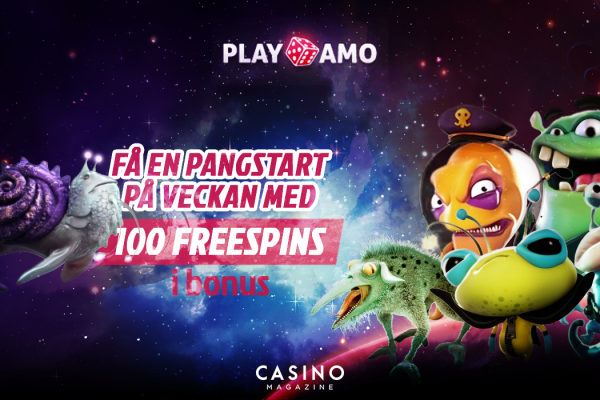 PlayAmos måndagserbjudande med free spins