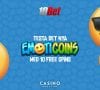 10 free spins till Emot Coins hos 10Bet