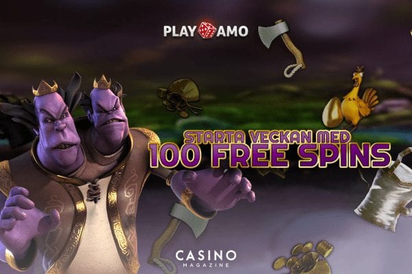 PlayAmo bjuder in till måndagens free spins-erbjudande