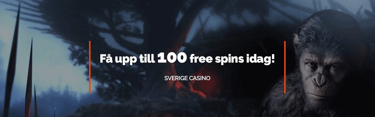 Spela hos Sverige Casino och få 100 free spins i bonus