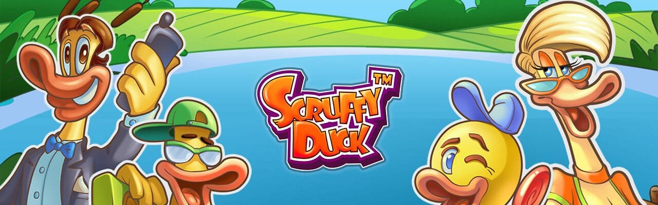 Scruffy duck banner spelautomat