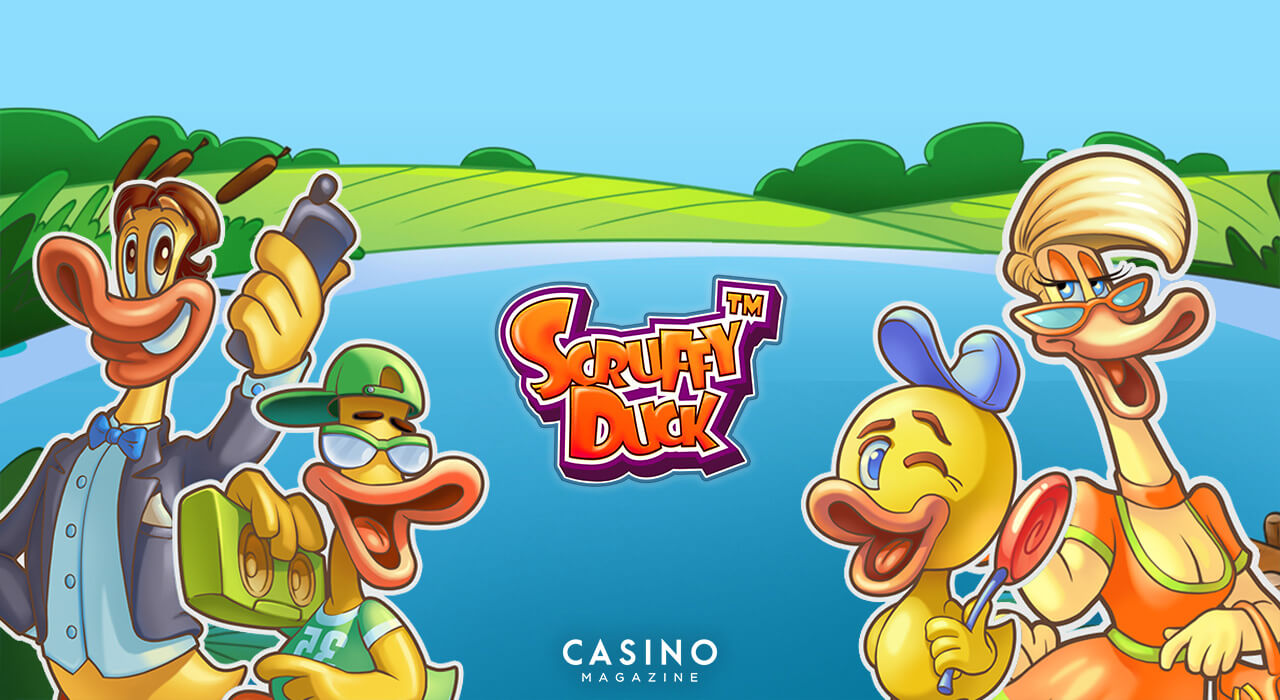 Scruffy duck banner spelautomat